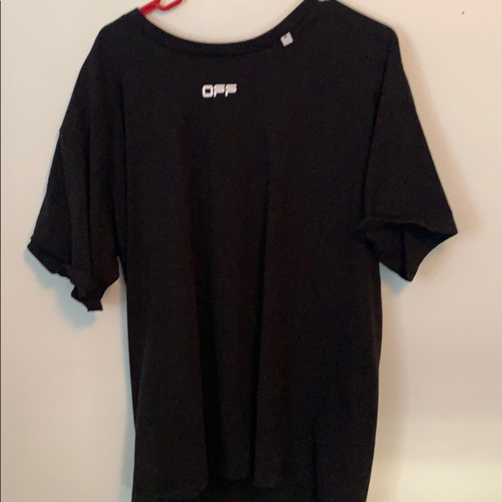 Virgin Mary off white shirt